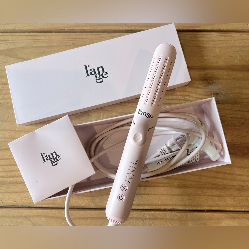 L'ange Le Duo Classic Pink Hair Curler Straightener
